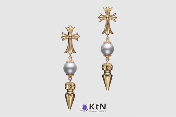 Chrome Hearts and Mikimoto Tease Closer Look at the Collaborative Gold Pearl Jewelry Collection, 사진=Chrome Hearts and Mikimoto, K trendy NEWS DB ⓒ케이 트렌디뉴스 무단전재 및 수집, 재배포금지