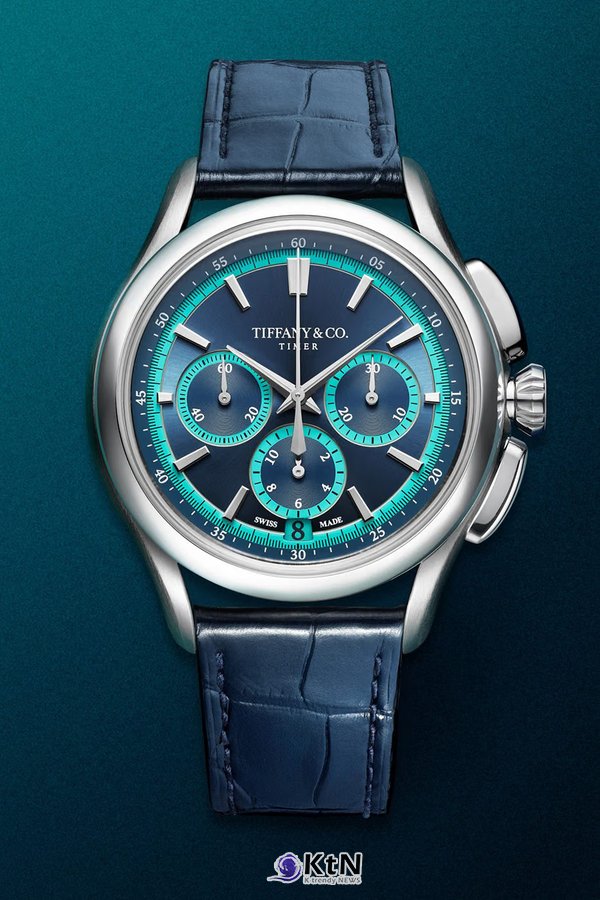 Tiffany & Co. Reimagines Its Heritage With a Modern Titanium Timer Chronograph. 사진=Tiffany & Co, K trendy NEWS DB ⓒ케이 트렌디뉴스 무단전재 및 수집, 재배포금지