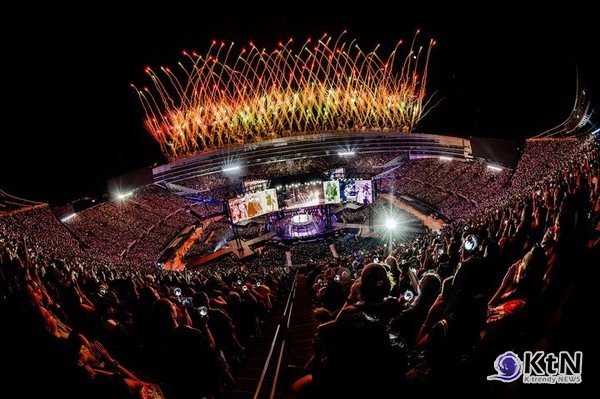세계적인 K팝 그룹 방탄소년단(BTS)의 월드투어를 맞아 미국 로스앤젤레스(LA)시가 공식 ‘BTS 위크’를 선포했다.  사진= 빅히트 뮤직(하이브)  2026. 09.01.K trendy NEWS DB ⓒ케이 트렌디뉴스 무단전재 및 수집, 재배포금지