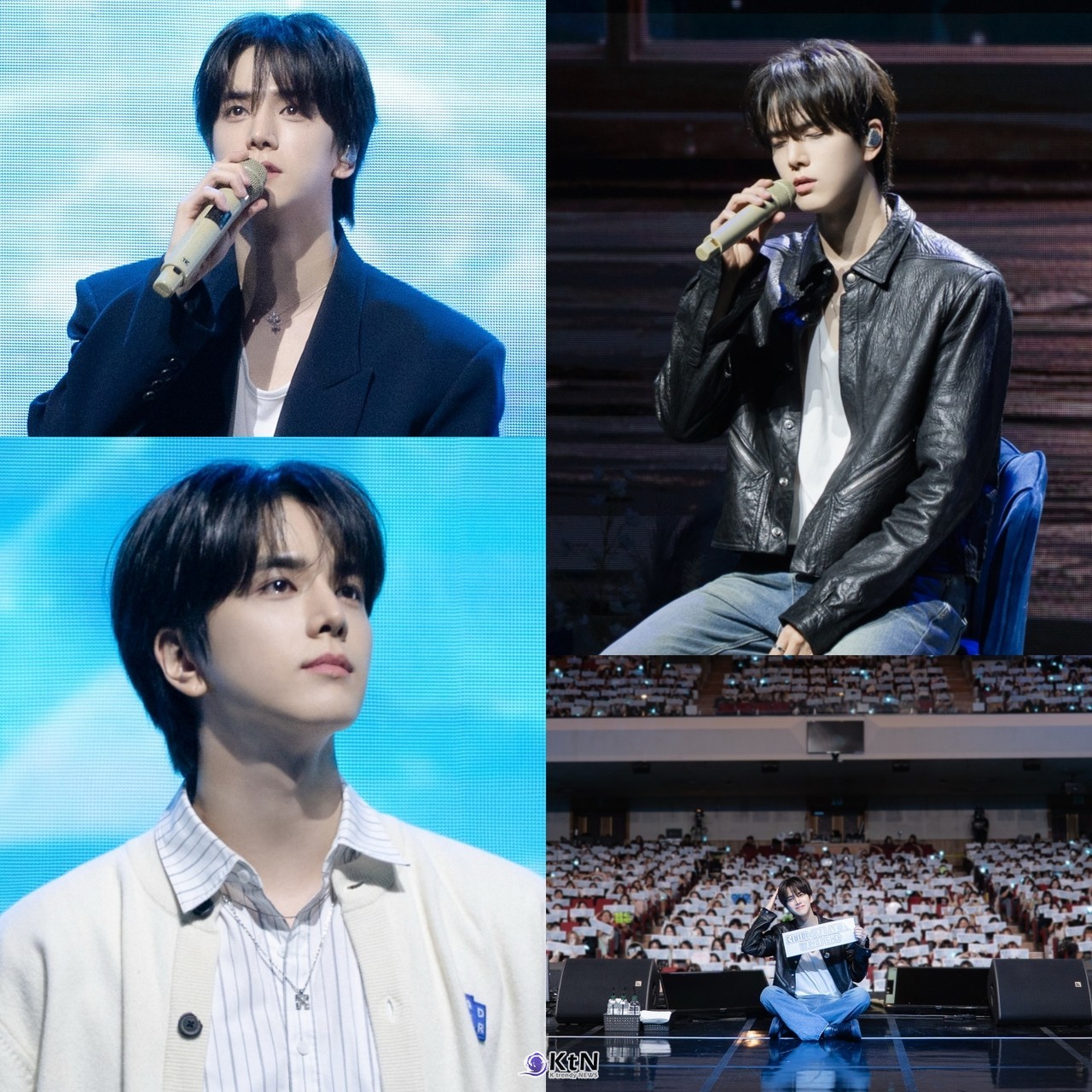 더보이즈 영훈이 지난 29일 연세대학교 대강당에서 열린 첫 단독 팬미팅 ‘泳: Flow To You’에서 팬들과 소통하고 있다. / 사진=나무엑터스. K trendy NEWS DB ⓒ케이 트렌디뉴스 무단전재 및 수집, 재배포금지.