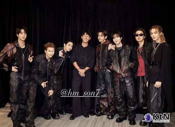 BTS·손흥민, 美 LA서 성사된 ‘월드클래스’ 투샷…백스테이지 특급 우정   사진=2026. 09.08.  방탄소년단과 손흥민 인스타그램 스토리  K trendy NEWS DB ⓒ케이 트렌디뉴스 무단전재 및 수집, 재배포금지 