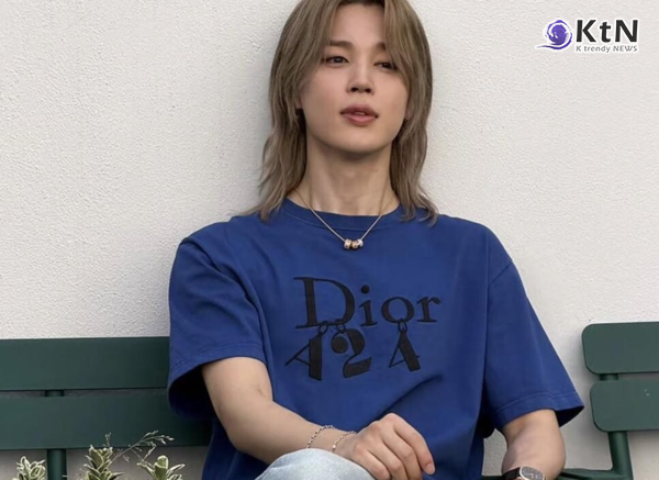 방탄소년단(BTS) 지민이 프랑스 럭셔리 패션 하우스 디올(Dior)과 미국 독립 엔터테인먼트 스튜디오 A24의 협업 프로젝트를 알리는 전면에 나섰다.  사진=2026. 09.10. 지민 SNS  갈무리 K trendy NEWS DB ⓒ케이 트렌디뉴스 무단전재 및 수집, 재배포금지