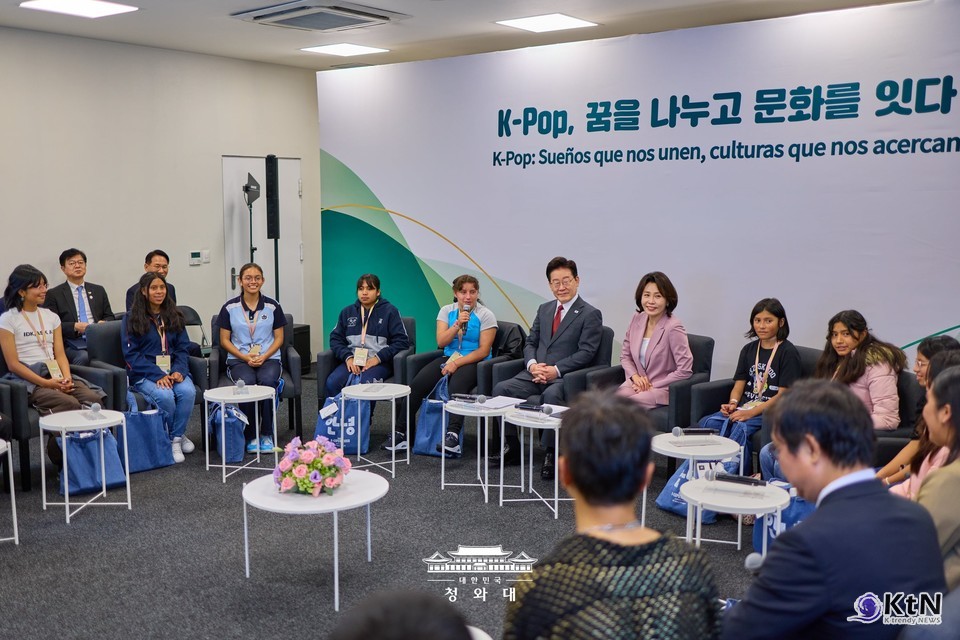 양국은 24일 정상회담에서 '2026~2030 한-멕시코 공동행동계획'을 채택하고 협력 문건 17건을 맺었다. /사진=청와대, K trendy NEWS DB ⓒ케이 트렌디뉴스 무단전재 및 수집, 재배포금지