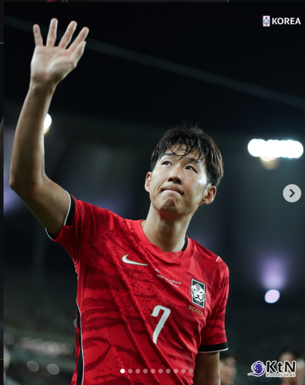  이강인 크로스에 닿았나 안 닿았나…FIFA, 판정 뒤집고 ‘손흥민 58호골’ 공식 인정 [영상] 사진=2026. 09.29. 대한축구협회  SNS 갈무리 K trendy NEWS DB ⓒ케이 트렌디뉴스 무단전재 및 수집, 재배포금지