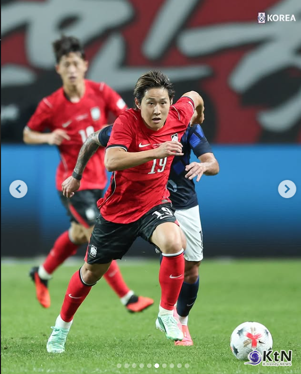  이강인 크로스에 닿았나 안 닿았나…FIFA, 판정 뒤집고 ‘손흥민 58호골’ 공식 인정 [영상] 사진=2026. 09.29. 대한축구협회  SNS 갈무리 K trendy NEWS DB ⓒ케이 트렌디뉴스 무단전재 및 수집, 재배포금지