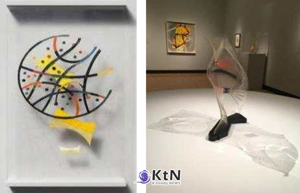 라즐로 모홀리나기(László Moholy-Nagy), ‘빛-공간 변조기(Light-Space Modulator)’, 1922~1930. 금속과 유리, 플라스틱, 모터와 빛을 결합해 반사·굴절·움직임에 따라 끊임없이 달라지는 빛과 그림자를 만든 작품이다.