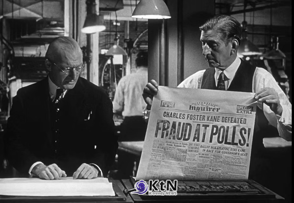 [영화 인사이트③] ‘Citizen Kane’, 딥포커스와 로앵글이 바꾼 영화의 시선. 사진=Jay's Classic Movie