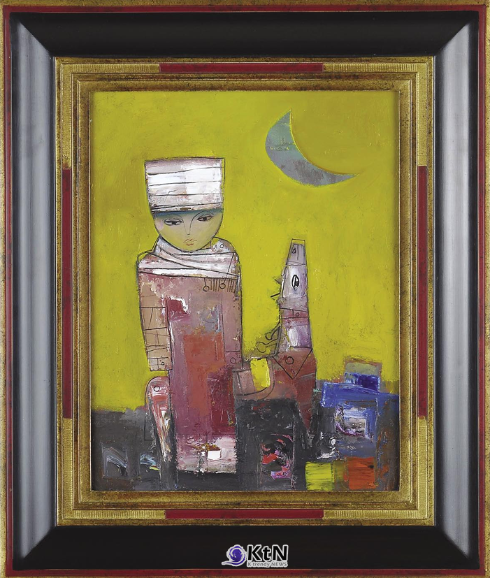 유리 스탄벡 쉬가예프(Yuristanbek Shygaev), ‘가을(Autumn)’, 2002, 캔버스에 유채, 55×40㎝, 랄프 마레시(Ralf Maresh) 소장, 독일. 사진=K trendy NEWS DB ⓒ케이 트렌디뉴스 무단전재 및 수집, 재배포금지