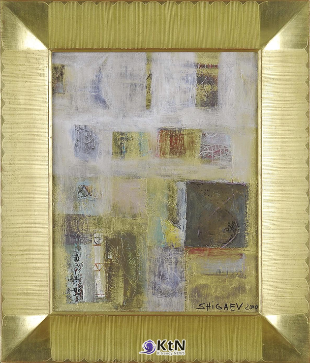유리 스탄벡 쉬가예프(Yuristanbek Shygaev), ‘밤의 교향곡(Night Symphony)’, 2004, 캔버스에 유채, 55×50㎝, 랄프 마레시(Ralf Maresh) 소장, 독일. 사진=K trendy NEWS DB ⓒ케이 트렌디뉴스 무단전재 및 수집, 재배포금지