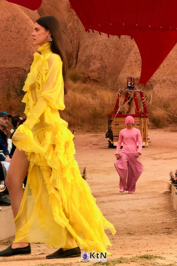 Les Benjamins Marks 15 Years With Cappadocia Runway Show Shot on Apple Devices