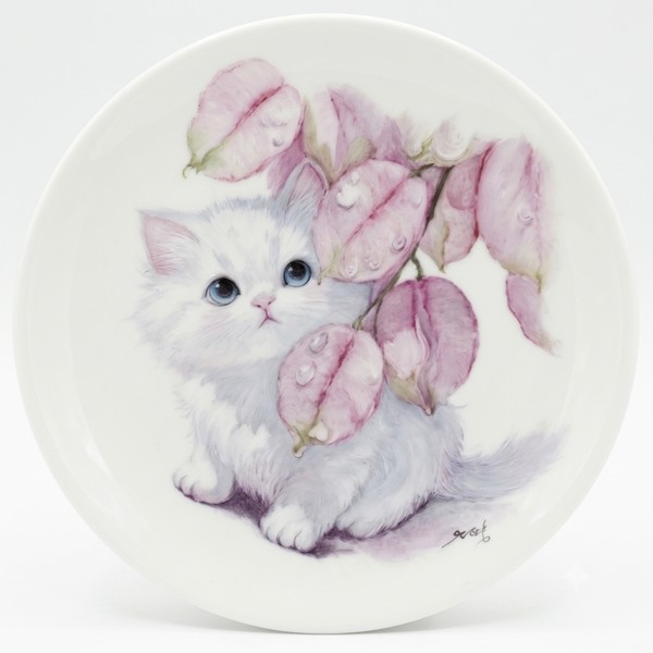 지민아트_남은영, just bloom, 13cm, porcelain tile, 2026