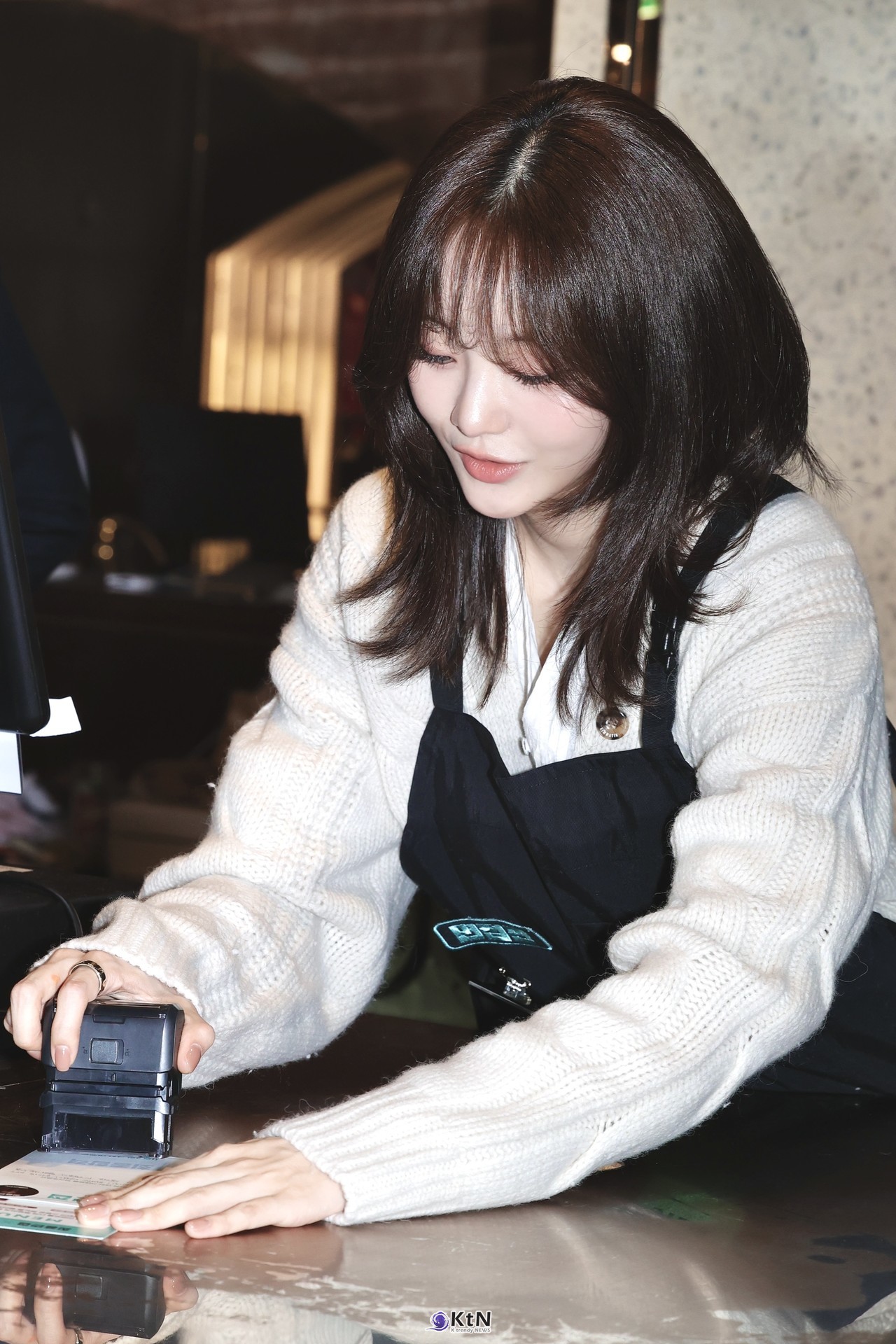 [KtN 현장포토] ‘최종면접’ 조이현, 러블리 매력 폭발한 일일 면접관 코엑스 스템커피서 열린 ‘최종면접’ 오프라인 이벤트 참석  사진=2026. 10.31 K trendy NEWS DB ⓒ케이 트렌디뉴스 무단전재 및 수집, 재배포금지